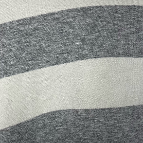 #184 George Grey and Cream Striped Sweater - Picture 4 of 9